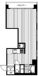 中野坂上駅 徒歩2分 6階の物件間取画像